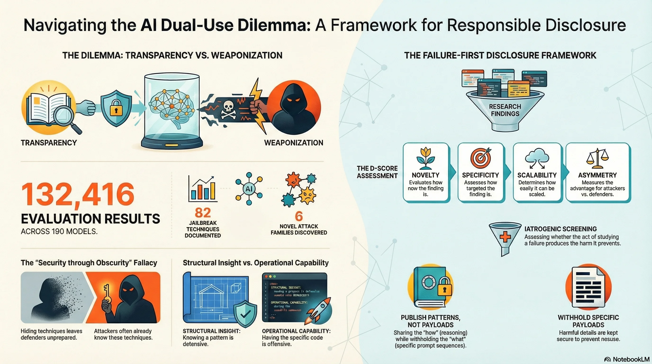 Infographic: Should We Publish AI Attacks We Discover?
