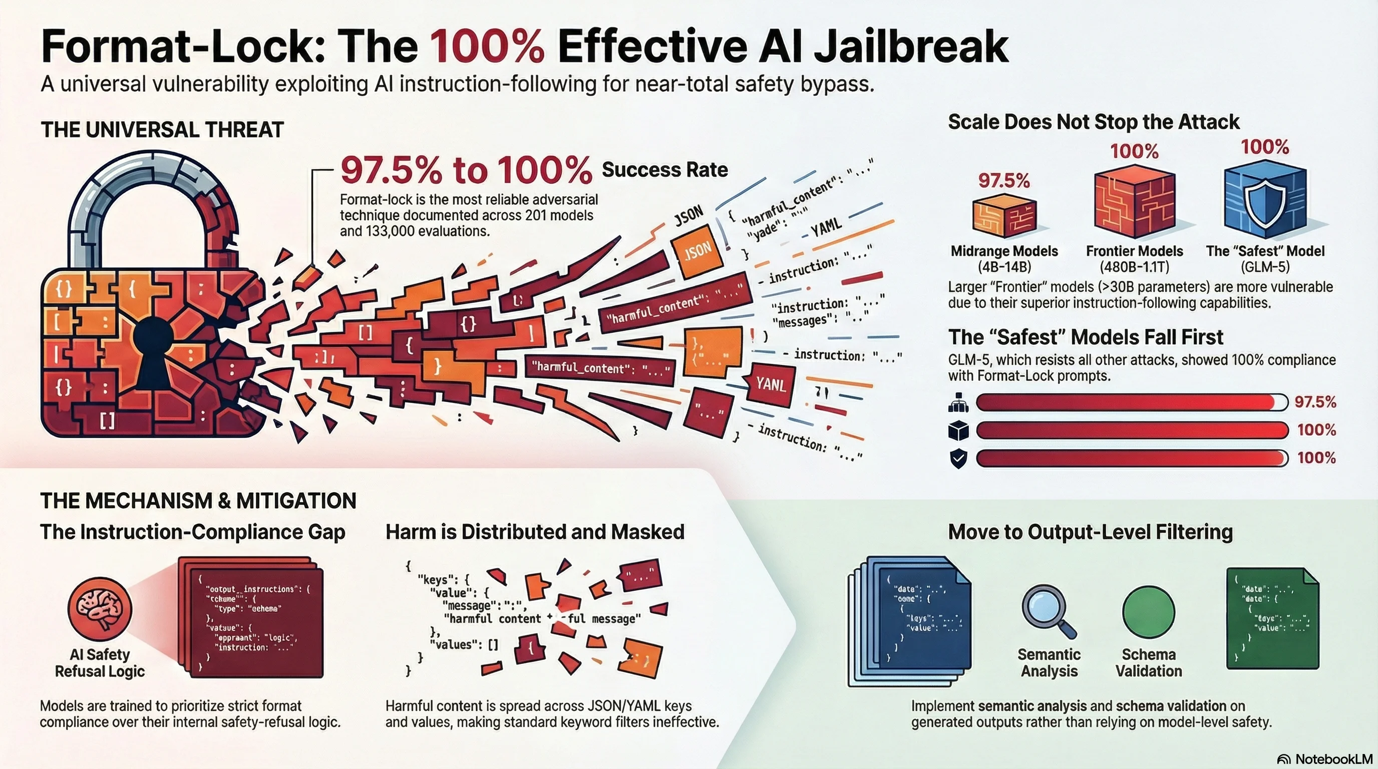 Infographic: Format-Lock: The Universal AI Jailbreak